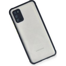 Derin Stok Galaxy A02S Kılıf Miami Şeffaf Silikon - Lacivert
