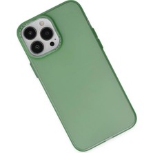 Derin Stok Iphone 13 Kılıf Modos Metal Kapak - Koyu Yeşil