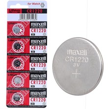 Derin Stok Maxell CR1220 3 Volt Lityum 5'li Düğme Pil