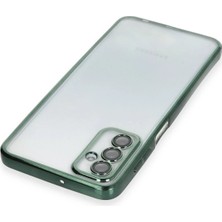 Derin Stok Galaxy M23 Kılıf Lensli Silikon - Yeşil