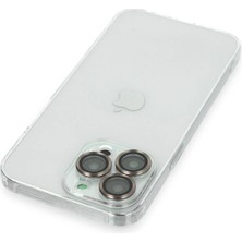 Derin Stok Iphone 13 Kılıf Luko Lens Silikon - Gold