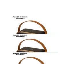 Derin Stok Bluetooth Radyo – Tf Kart ve Fm Destekli Taşınabilir Nostaljik Model