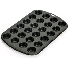 Mini Muffin Kalıp 24 Hazneli, 38X27 Cm, Pratik ve Dayanıklı Sihirli Kalıp