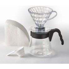 Hype Store Hario V60 Kahve Demleme Seti, Şeffaf