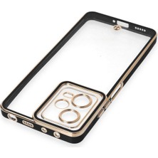 Derin Stok Redmi Note 12 5g Kılıf Liva Lens Silikon - Siyah