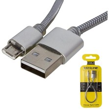 Derin Stok Dataline Micro Serisi Örgülü Kısa Şarj Kablosu