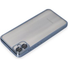 Derin Stok Galaxy A05 Kılıf Lensli Silikon - Lacivert