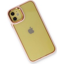 Derin Stok Iphone 12 Kılıf Dora Kapak - Pudra