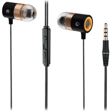Derin Stok Lecoo EH103 3.5 mm Jacklı Kablolu Kulak Içi Mikrofonlu Kulaklık