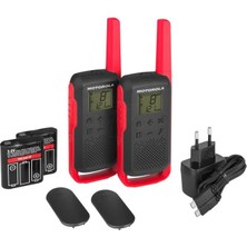 Derin Stok Motorola TLRK-T62 8 Km Siyah Pmr El Telsizi 2'li Paket