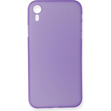 Derin Stok Iphone Xr Kılıf Pp Ince Kapak - Mor
