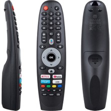 Derin Stok Netflix - - Prime Video Tuşlu Ses Komutsuz LCD LED Tv Kumanda