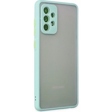 Derin Stok Galaxy A72 Kılıf Montreal Silikon Kapak - Turkuaz