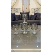 Şık Kristal Füme Kahve Yanı Su Bardağı, Zarif ve Dayanıklı Tasarım