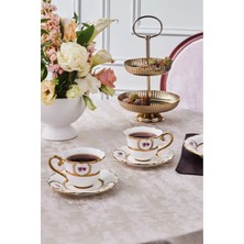 2 Kişilik Zarif Çay Fincanı Seti, Şık ve Kullanışlı Tasarım