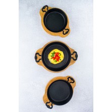 Şık Siyah 3’lü Sahan Seti, Dayanıklı ve Kullanışlı Tasarım