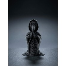 Demirhan3D Voodoo Figürü 🖤 10 cm | Siyah Dekoratif Biblo | “karanlık Ama Havalı” 😎✨