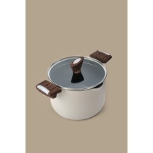 Titanyum Makarna Tenceresi 22 Cm, Dayanıklı ve Şık Mutfak Gereci