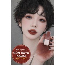 Yeni Stil Bulaşmaz Gün Boyu Kalıcı Mat Lip Tint - Yoğun Renk & Uzun Süre Kalıcılık