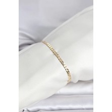 Eco Lounge cm 14K Gold Renk Zincirli Model Kadın Bileklik