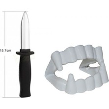 Practika Vampir Dişi - Şaka Bıçağı - Tiyatro Oyun Seti 2li Set