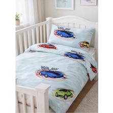 Elif Nazlı Perde Bebek Nevresim Takımı- %100 Pamuk