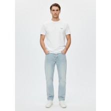 LTB Minimal Baskılı Beyaz T-Shırt