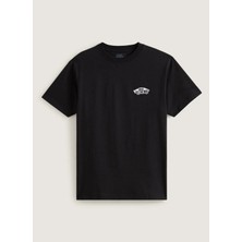 Vans VN000SYDY281 Double Standard S Siyah Düz Yaka Normal Erkek T-Shirt