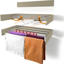 Estetik Metal Çamaşırlık, Duvara Monte, Dayanıklı ve Pratik, 70CM