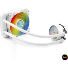 MiraLive Argb Sıvı Soğutmalı Işlemci Fanı 120 mm - Beyaz ND2501
