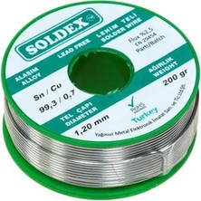 Derin Stok Soldex 1.20 mm 200 gr Kurşunsuz Lehim Teli
