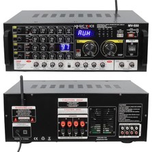 Derin Stok Magicvoice MV-550 2X100 Watt Usb-Sd-Bluetooth- Balans Trafosuz Ses Mixer