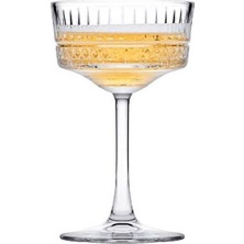 Şeffaf Camdan Paşabahçe Elysia 4'lü Şampanya Kadehi 260 ml Desenli Tasarım