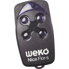 Derin Stok Weko Nice FLO4R-S 4 Kanallı 433,92 Mhz Garaj Kumandası WK-14745