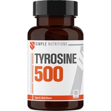Simple Nutritions Tyrosine 500 mg 90 Tablet L-Tirozin İçerikli Sporcu Besini