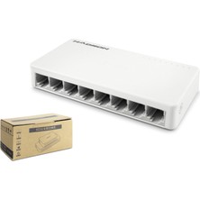 Marsilyan Gigabit Ethernet Switch 8 Port - Beyaz HDX1365