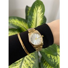 Spolo Kadın Çelik Gold Kol Saati