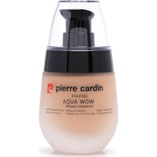 Pierre Cardin Aqua Wow Su Bazlı Mineralli Fondöten Light Skin İçin Pürüzsüz Görünüm 30 ml