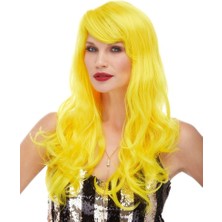 Eco Lounge Sarı Renk Parti Peruğu