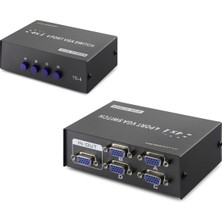 MiraLive VGA Switch 4 In 1 Out 54 Mhz - Siyah HDX1329