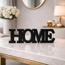 Nox Atelier Dekoratif Home Yazısı –  Modern Masaüstü Salon ve Raf Aksesuarı