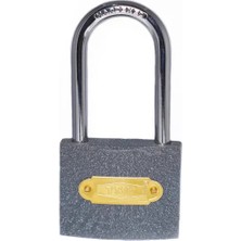 Eco Lounge Ymk Eko Gri Döküm Uzun Kancalı Asma Kilit 50MM