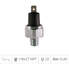 YAĞ MÜŞÜRÜ (0,40 BAR) (1/8X27 NPT) (KONİK İNCE DİŞ)