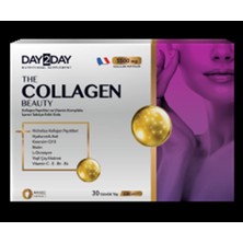 Day2Day Day 2 Day The Collagen Beauty 30 Tüp x 40 ml Mango Aromalı Kolajen Peptit İçeren Takviye Edici Gıda