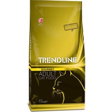 Trendline Gourmet Ekonomik Yetişkin Kuru Kedi Maması 15 kg Biftek Aromalı Lezzet