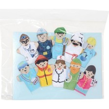 Eco Lounge AND-5197 Meslekler Parmak Kukla 10'lu -Anadolu Oyuncak