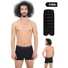 Cnt Cennetoğlu Erkek 6 Adet Likralı Boxer Özel Hijyenik Ambalajlı Paket