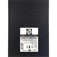 Talens İnce Dokulu Eskiz Defteri 90 gr 21x29.7 cm 96 Yaprak Kırık Beyaz Kağıt ile Karalama ve Çizim İçin