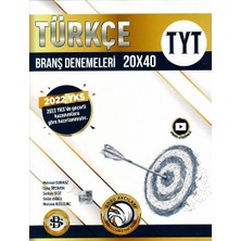 Bilgi Sarmal Yayınları TYT Türkçe Branş Denemeleri 20 x 40 Üniversite Hazırlık İçin 100 Sayfa