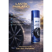 Nanowash Aerosol Lastik Parlatıcı 500 ml – Derin Siyah ve Islak Görünüm
